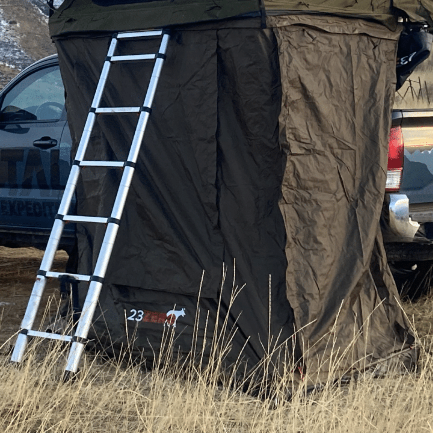 23ZERO Annex For Breezeways 56 Tall Olive & Weekender Roof-Top Tent 230ANWEBW56TO