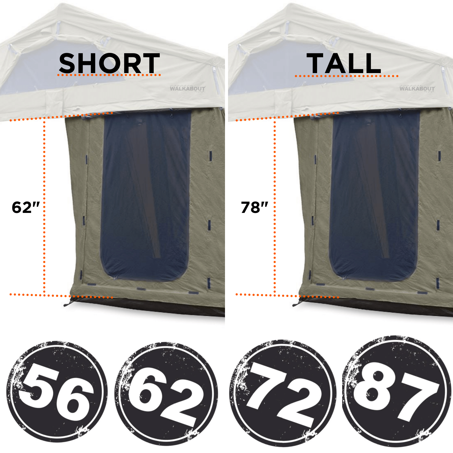 23ZERO Annex Walkabout Roof-Top Tent (Tall) 230ANWATO