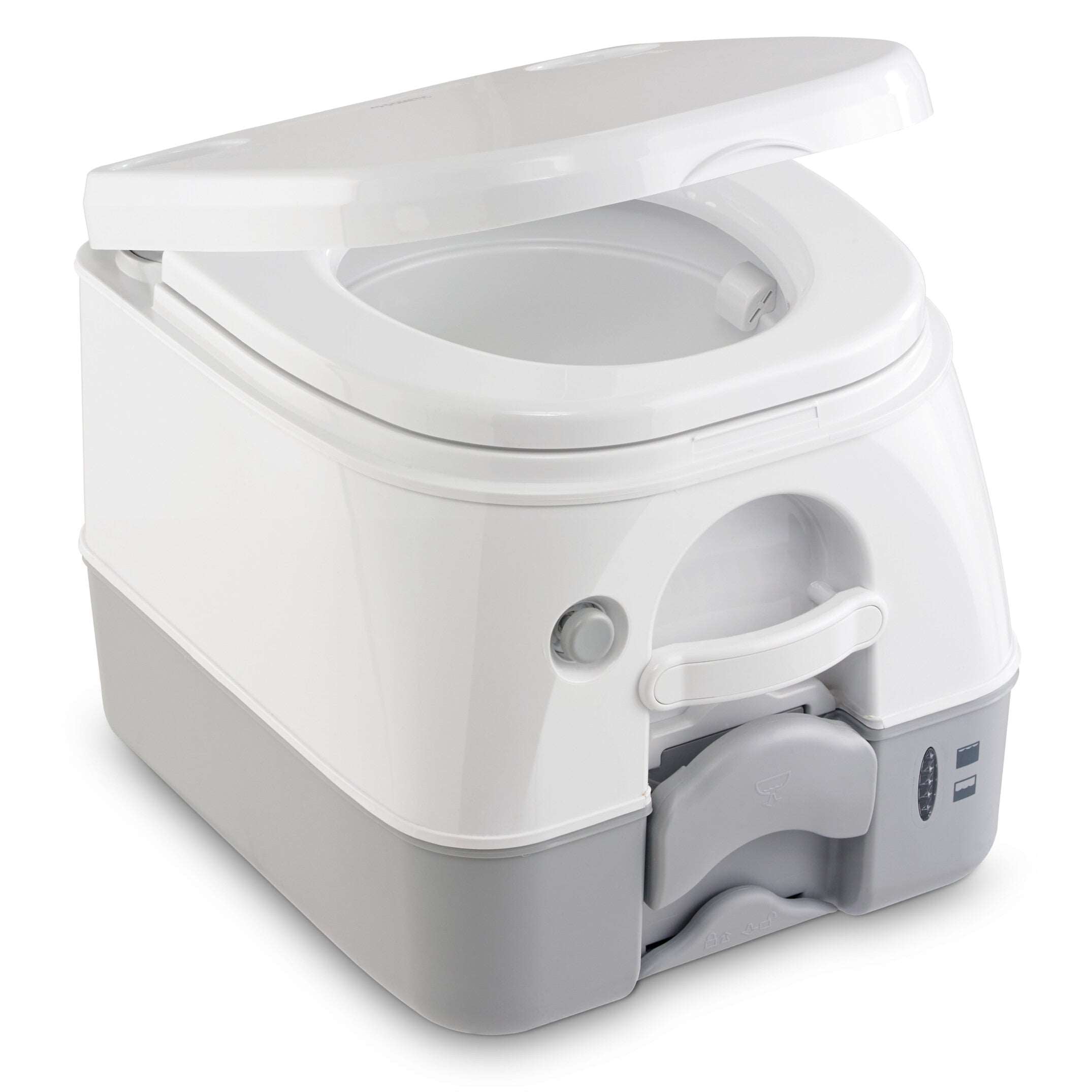 Dometic 972 Portable Toilet 2.6 Gallon DOME9108552682 - Compact Flush System for Camping